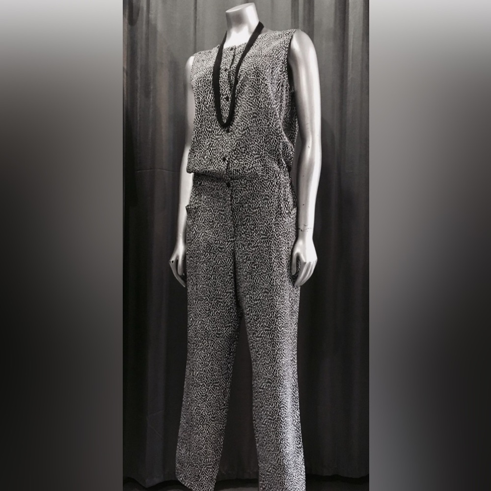 Theory 100% silk romper jumpsuit size 2